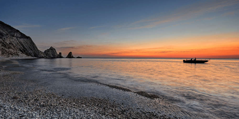 Two sisters beach The Conero Riviera